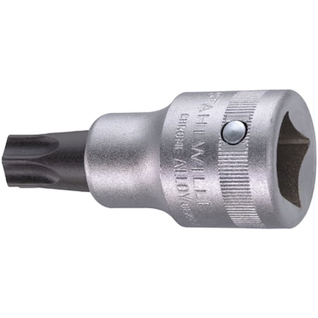 Stahlwille Tools 20 mm (3/4") Screwdriver socket SizeT90 TORX Size19, 9 mm L.80 mm 05100090